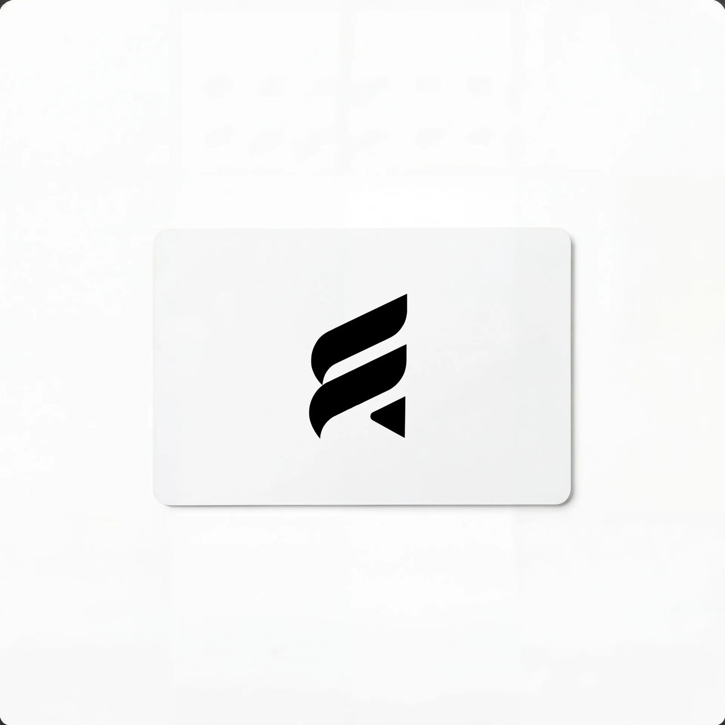 כרטיס מתנה לבן