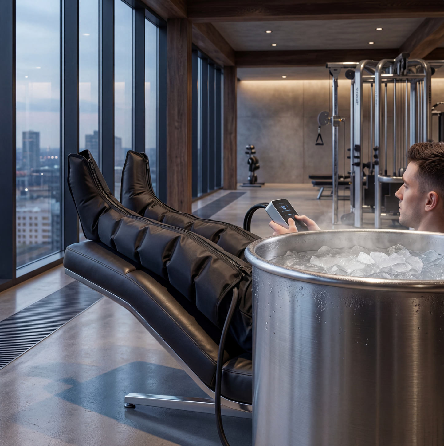 Kompressionsmassager - Fuld ben 360° 