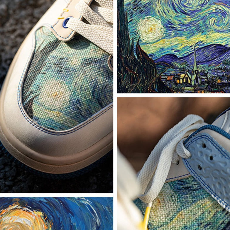 Van Gogh Starry Night ihlette cipők