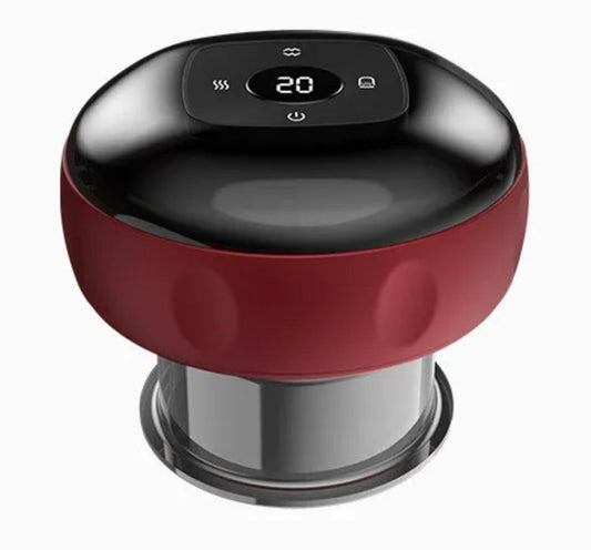 Ventosa calefactora para aliviar las tensiones musculares