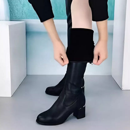 Botas de couro: elegância e calor para o inverno 
