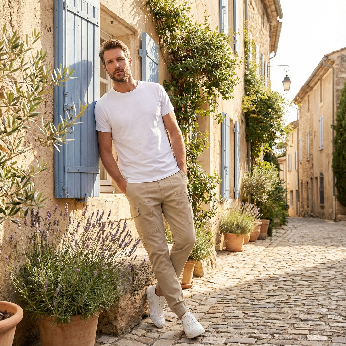 מכנסי קארגו נוחים עם יכולת אחסון גדולה 